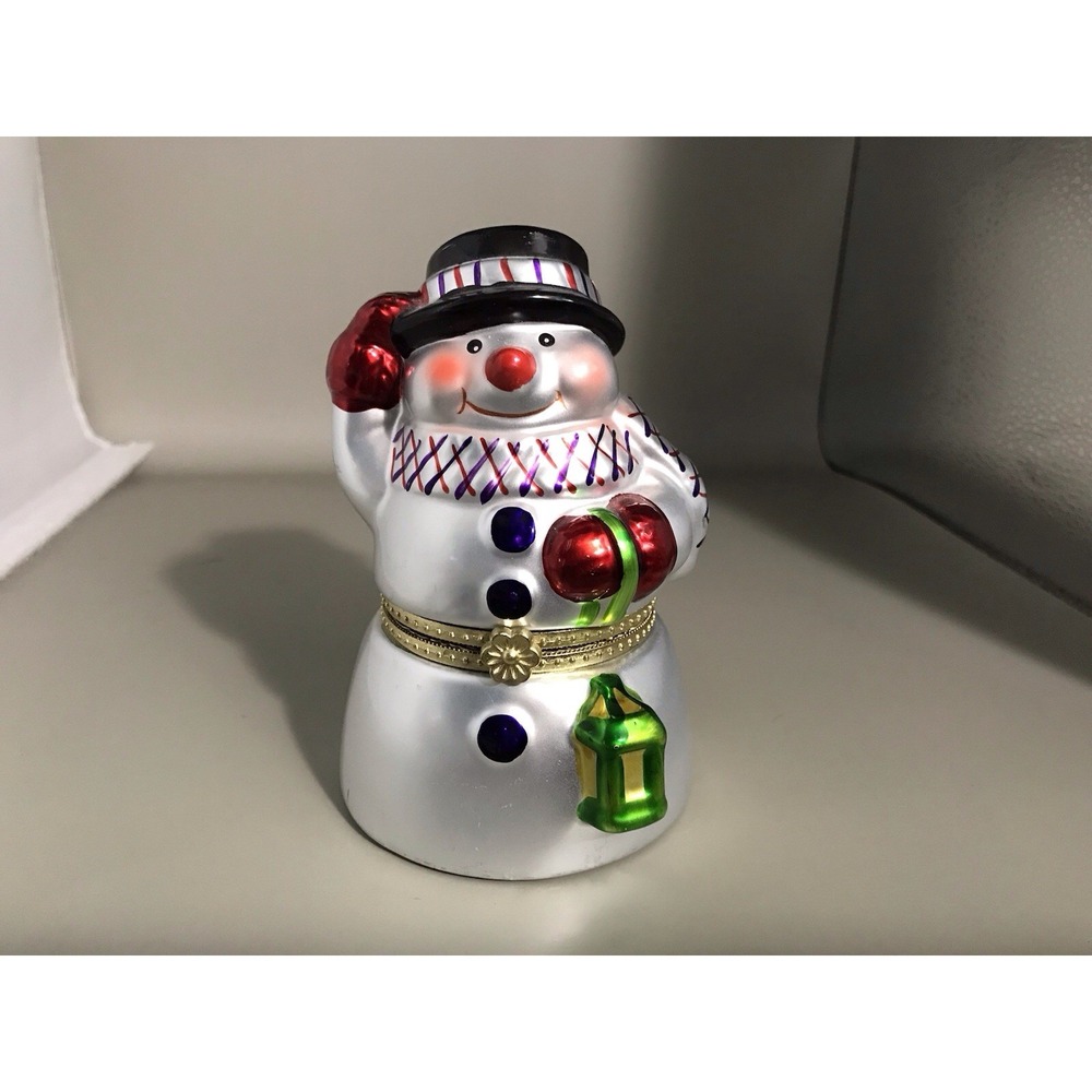 Mr Christmas Plays‎ Deck The Halls Animated Snowman Music Box 5"
